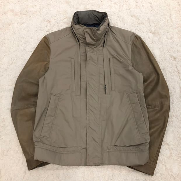 솔리드옴므 우영미 양가죽 레더암 바이커 가죽 자켓