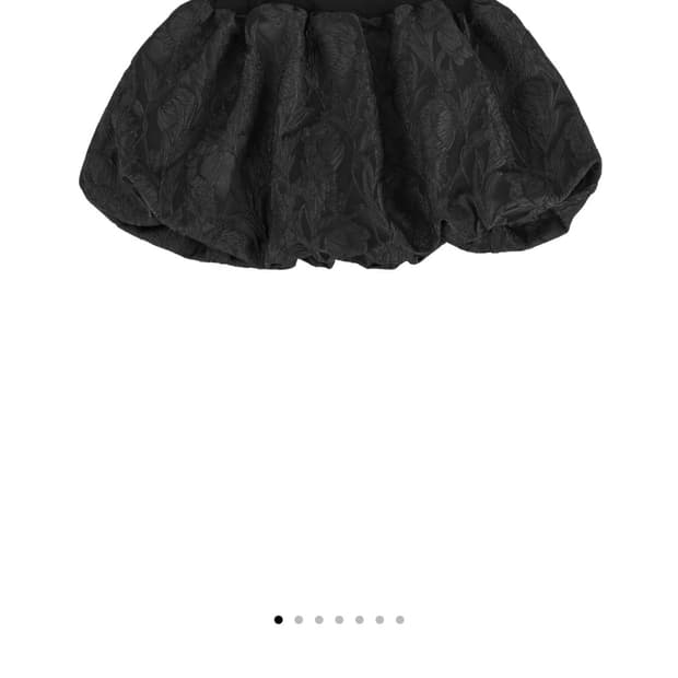 달링유어베드 벌룬 스커트BLACK FLOWER BALLOON SKIRT 