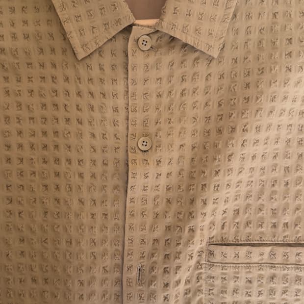 타임(TIME) 크로쉐 텍스쳐 반팔셔츠 S/S