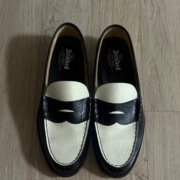 켄포드 파인슈즈 페이즐리패턴 로퍼 270