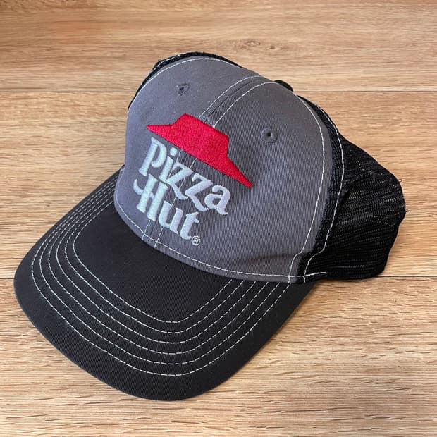 피자헛 오리지널 USA 오피셜 빈티지 메쉬 볼캡 모자