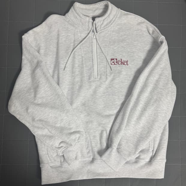 테켓 반집업 half zip-up