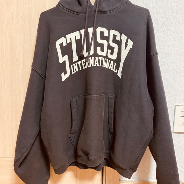 스투시 인터내셔널 릴렉스드 후드 m