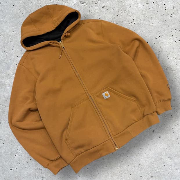 [S] 칼하트 레인디펜더 브라운 후드 집업 자켓 C272