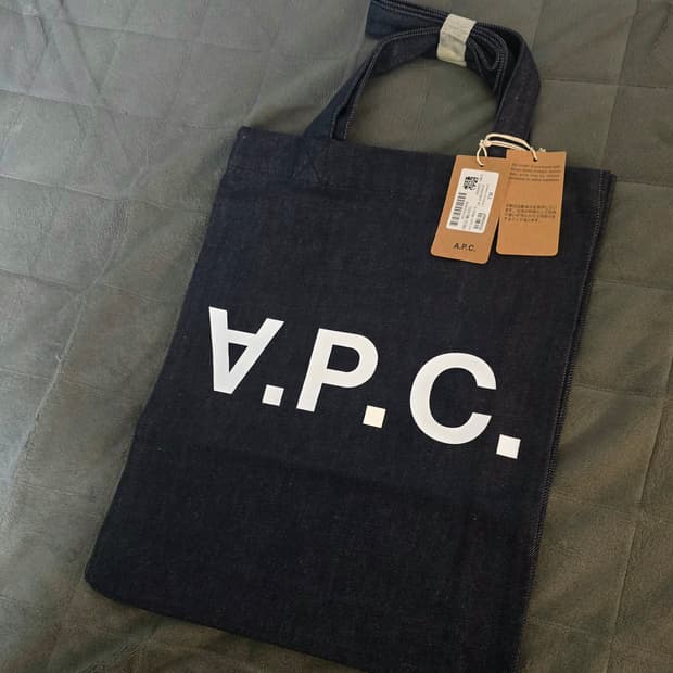 아페쎄 APC 로르 데님 에코백 토트백 가방 새제품