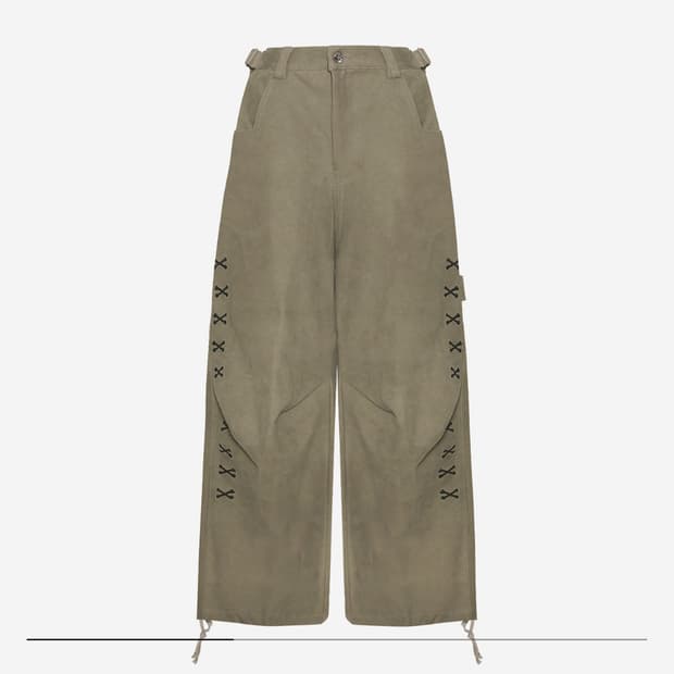 카미엔 X 아오이로 247 워크 팬츠 1