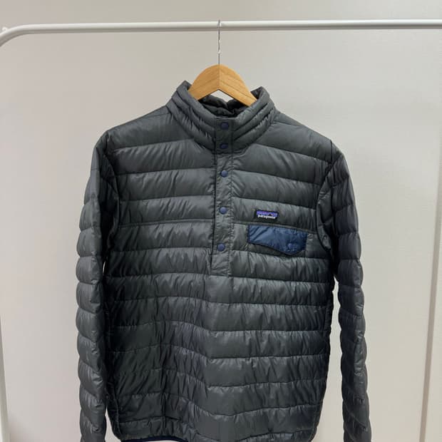 파타고니아 다운 스웨터 풀오버 그레이 S