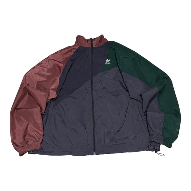 아디다스 오리지널 레트로 컬러블럭 우븐 나일론 바람막이 자켓
