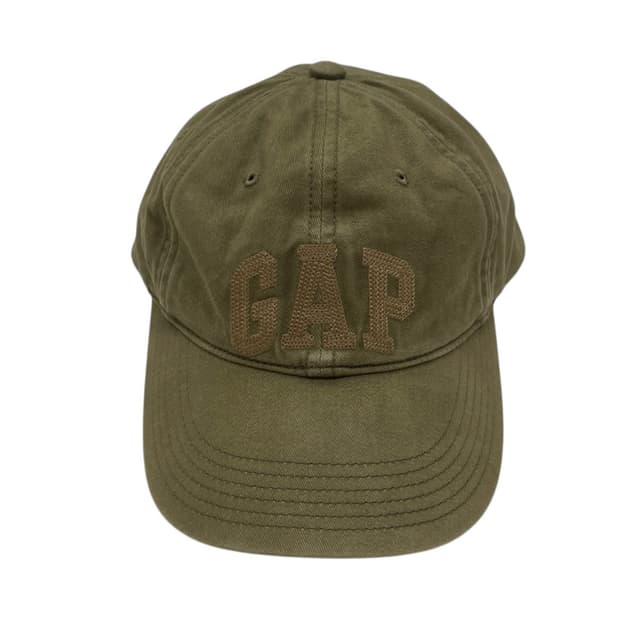 GAP 갭 빈티지 카키 코튼 Y2K 볼캡 모자