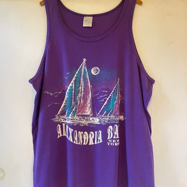 1980-90's Vintage Tank Top Made in U.S.A