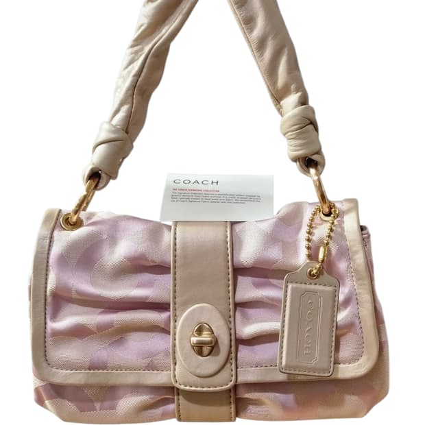 코치 파커 옵 아트 자카드 숄더백 코치빈티지 y2k 갸루 히메