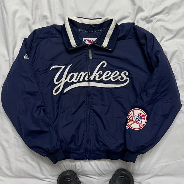 마제스틱 뉴욕양키스 스타디움자켓