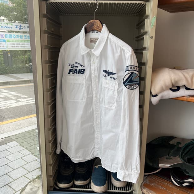 아비렉스 U.S navy 셔츠