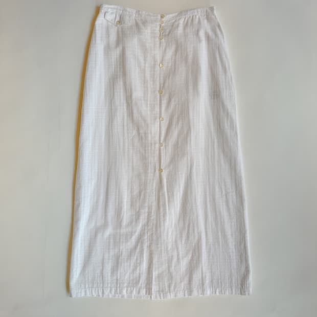 Paloma Wool Cotton Button Long Skirt