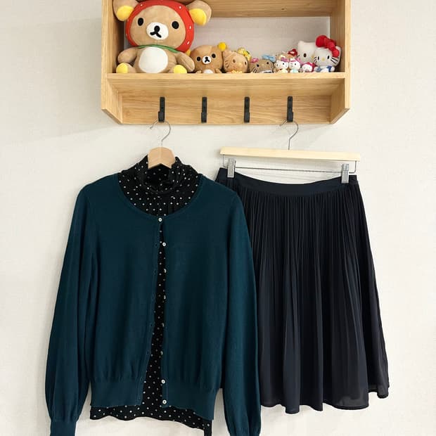 jpn 일본소녀 스즈코 하구미 모리걸 키치 아오이유우 레이어드코디세트