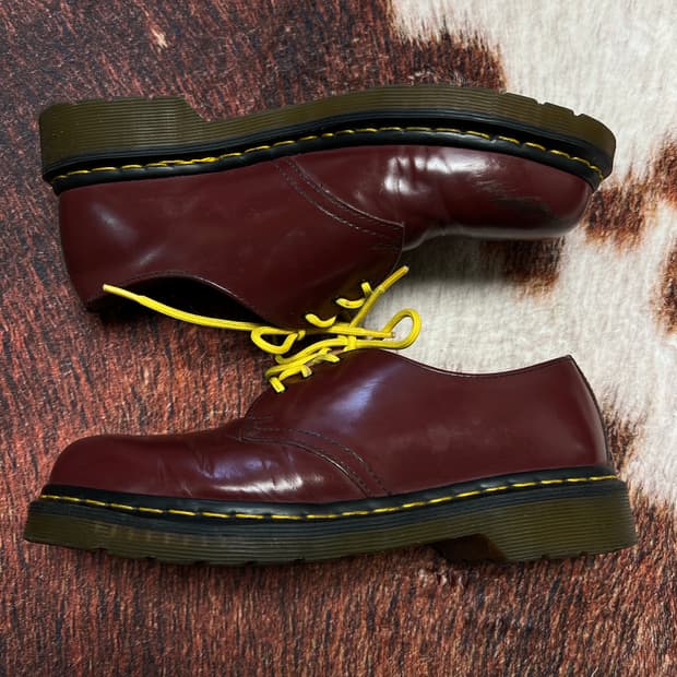 [250] 닥터마틴 1461 체리레드 3홀 로퍼 UK6