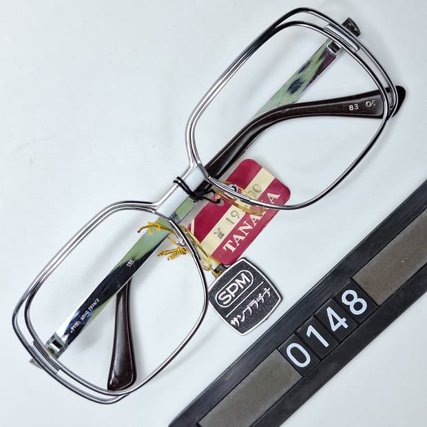 80s 프랑스제 빈티지 데드스톡/SPM 선플래티늄 HOYA 안경테