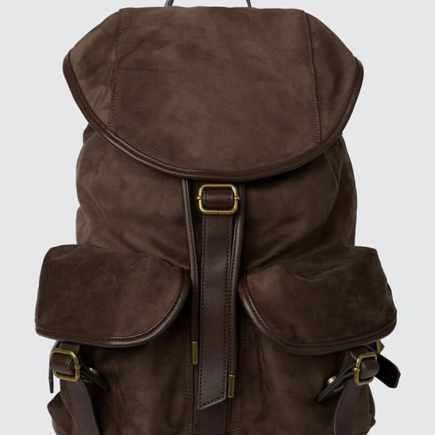 르아브 앨버트 스웨이드 럭색 브라운