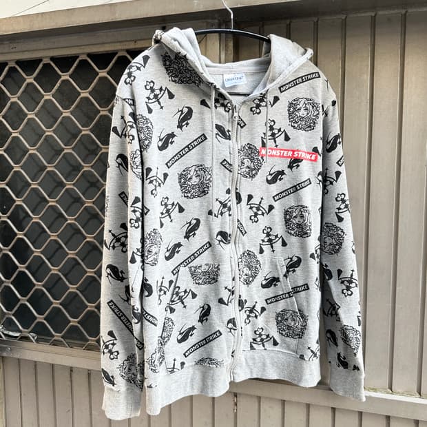 MONSTER STRIKE graphic printing hoodie