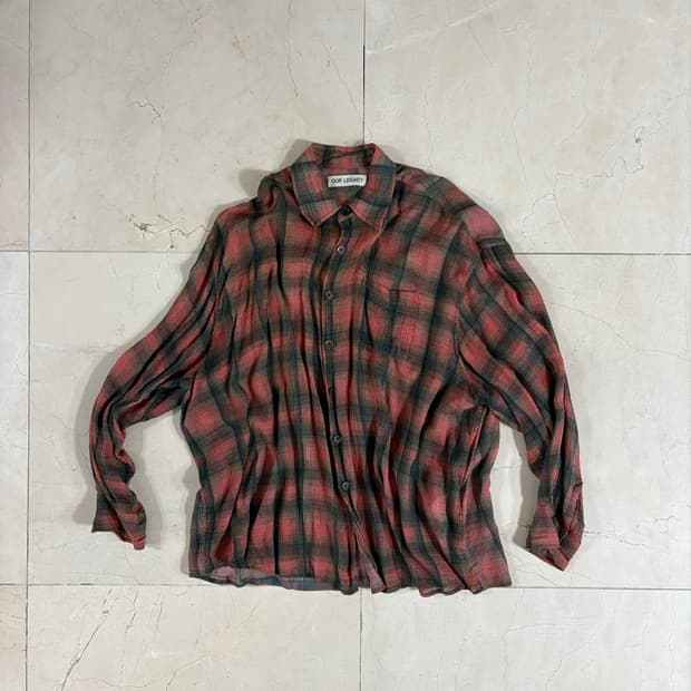 Our Legacy Borrowed Shirt Lumbercheck