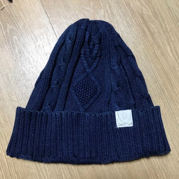 재팬 90s indigo 블루 염색 트위스터 비니