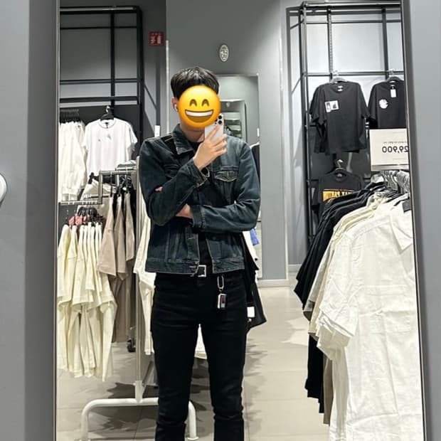 생로랑 퍼머넌트 블랙진 30