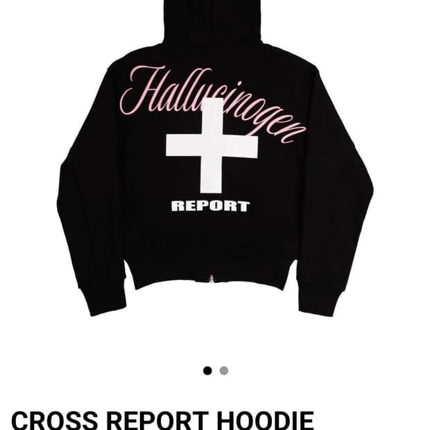 제노리포트 후드집업xenoreport CROSS REPORT HOODIE