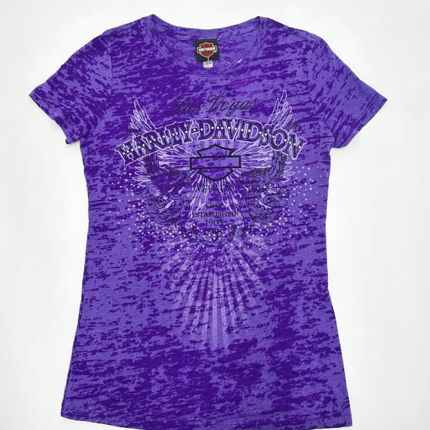 할리데이비슨 라스베가스테마 타이다이 우먼 반팔티