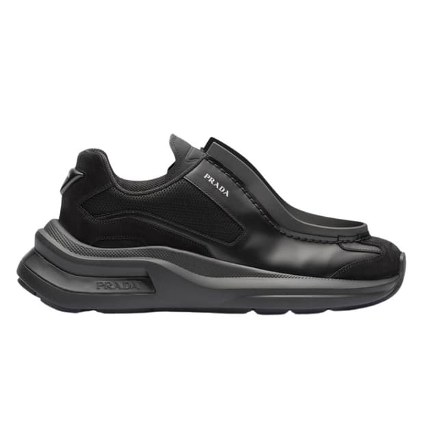 프라다 브러쉬드 바이크 패브릭 스니커즈 uk9