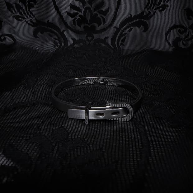 [archiv.muse] ༒ BANGLE 002 벨트 써지컬 뱅글 실버