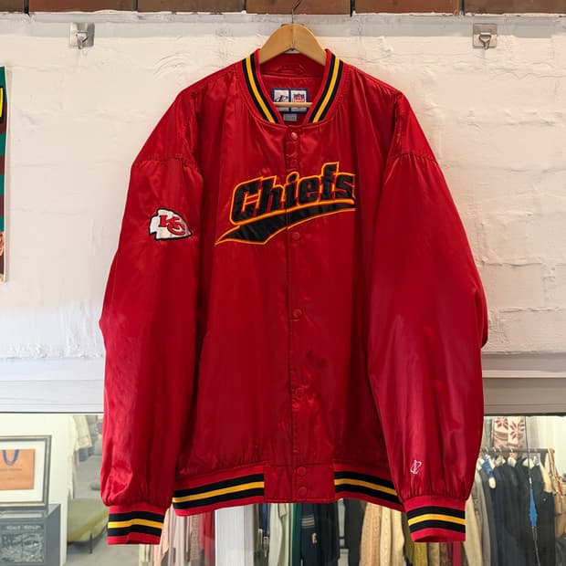 Logo Athletic 캔자스시티 치프스 NFL 바시티 자켓 XXL