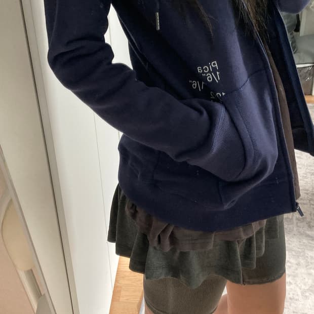 Pica 프린트 후드집업