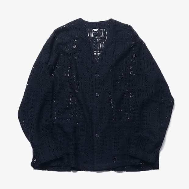 417 EDIFICE - 25SS LACE CARDIGAN