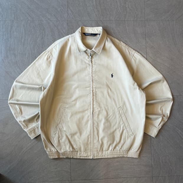 폴로 정품 베이지 스윙톱 자켓