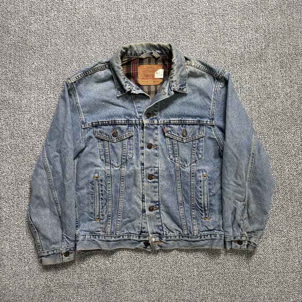 리바이스 70518–0350 데님 트러커 자켓