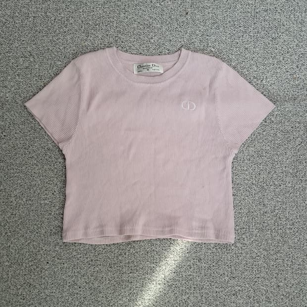 크리스챤디올 빈티지 크롭티