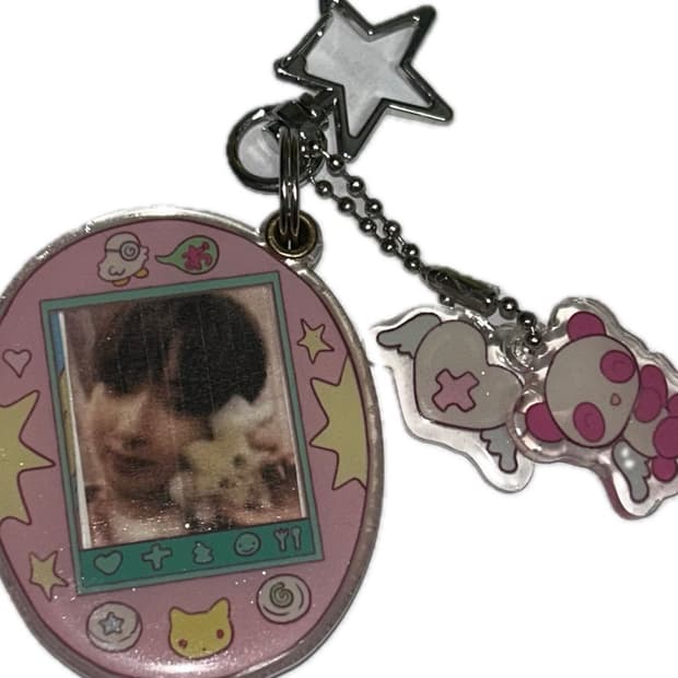 다마고치 판다 키링