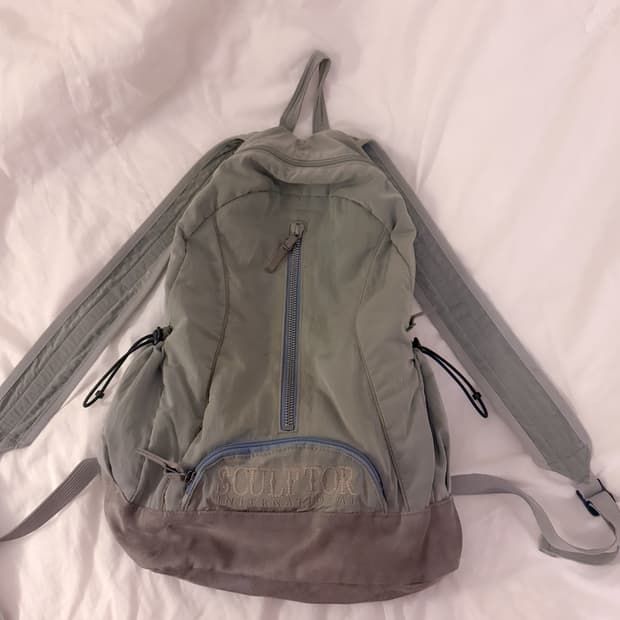 스컬프터 올드스쿨 슬라우치 백팩 세이지 골프코어