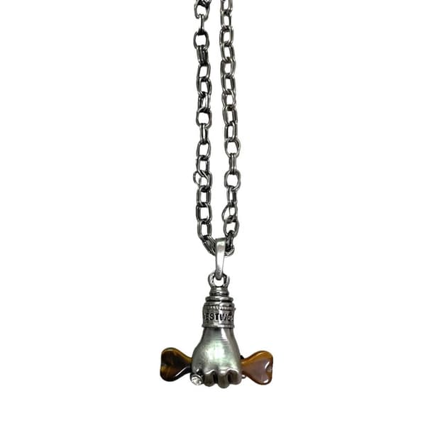 비비안웨스트우드 아카이브 핸드쉐입 팬던트 목걸이