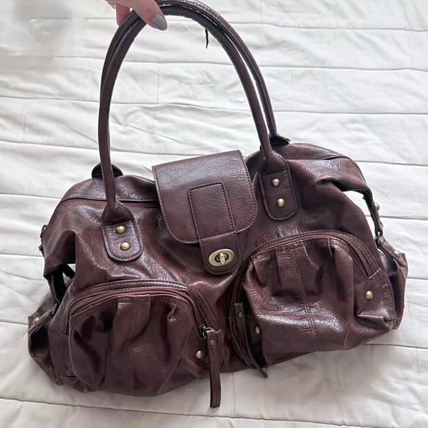 빈티지 브라운 토트백 숄더백 보스턴백 보부상