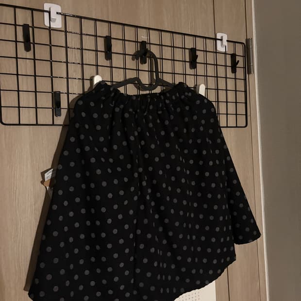 빈티지 도트 스커트 새상품