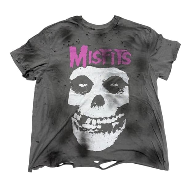MISFITS 디스트로이드 커스텀 반팔티