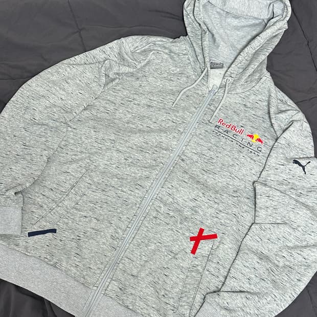 푸마  F1 레드불 레이싱 후드집업 라지