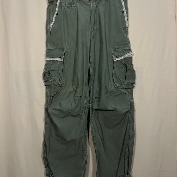 아베크롬비 90s 빈티지 유틸 카고 팬츠 처분 