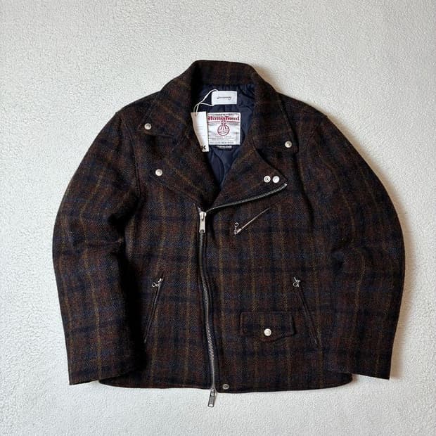 클로모르 스토너웨이 x 해리스트위드 울 라이더 자켓 PN8034