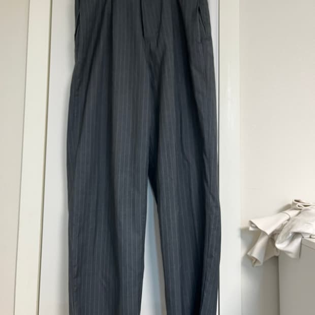 스투시 볼륨 스트라이프 트라우져 팬츠 30