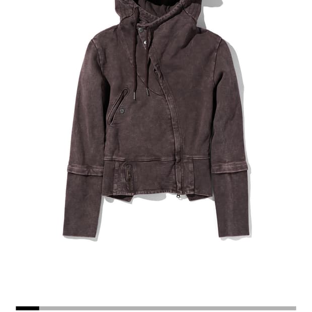 Mschf ASYMMETRIC HOODIE ZIP-UP