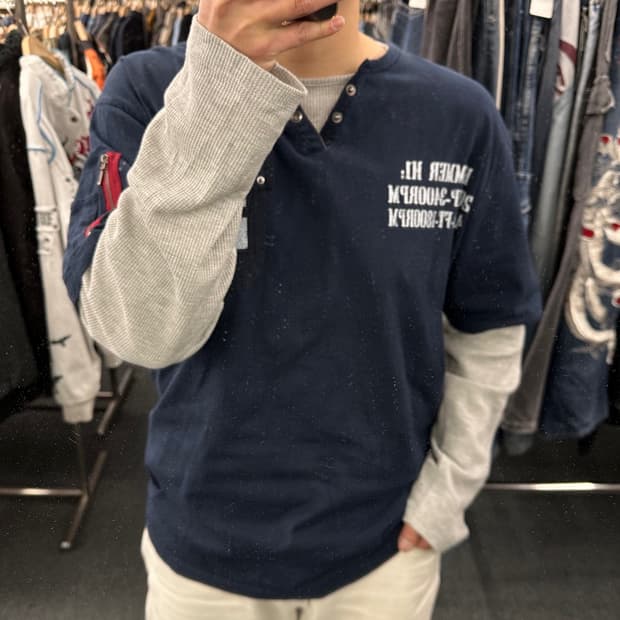 5L)Hummer 빈티지 롱슬리브