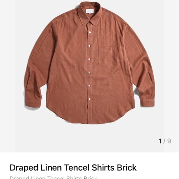 [새상품,L]에스피오나지 린넨셔츠