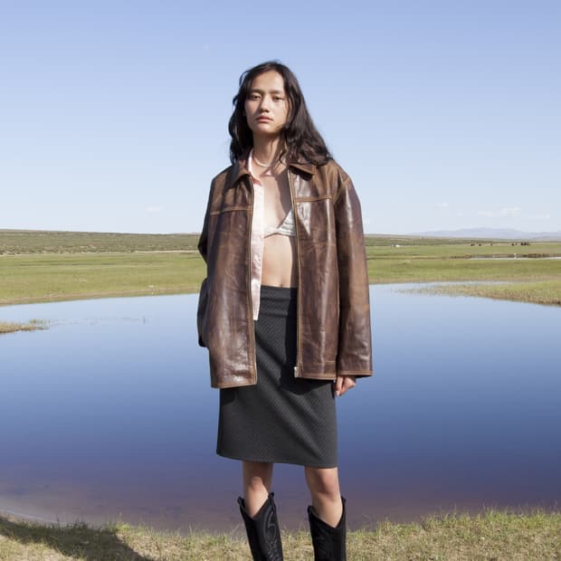 누아누 / Marsa Distressed Leather Jacket 